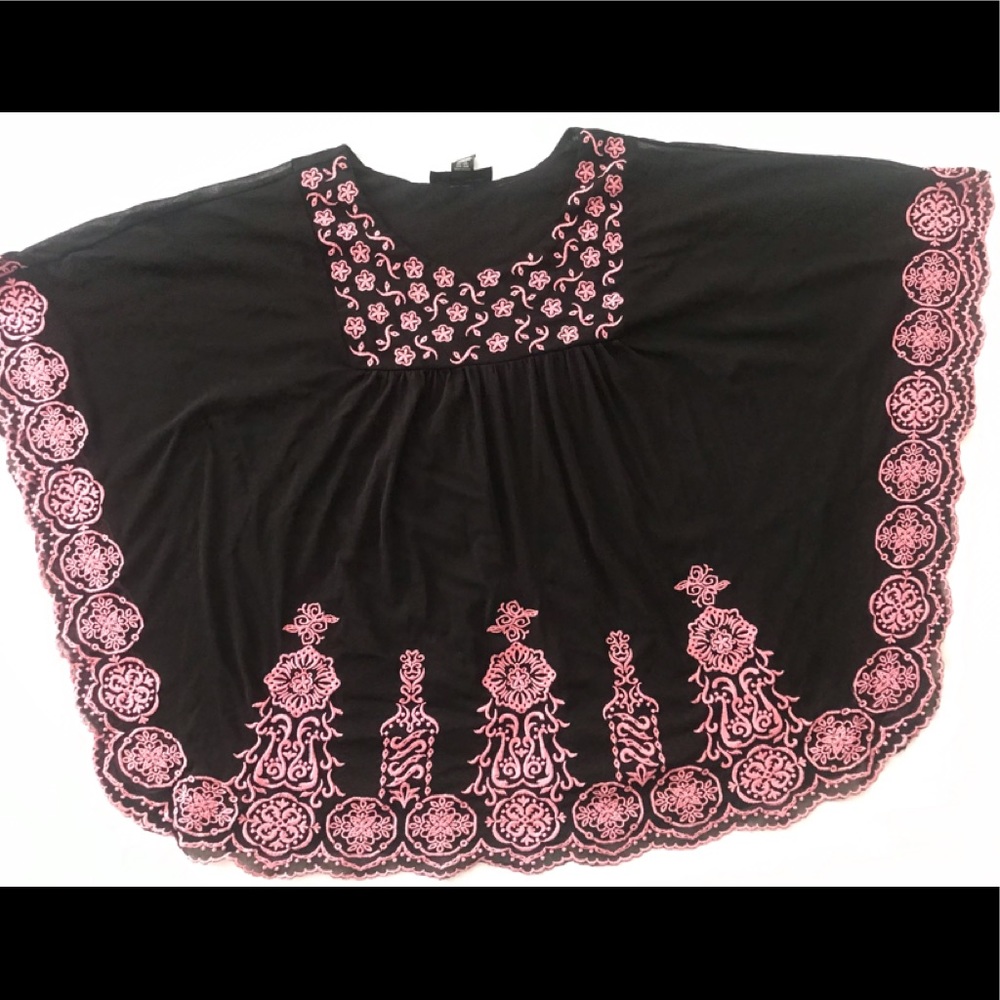 INC International Concepts Boho Tops Embroidered.